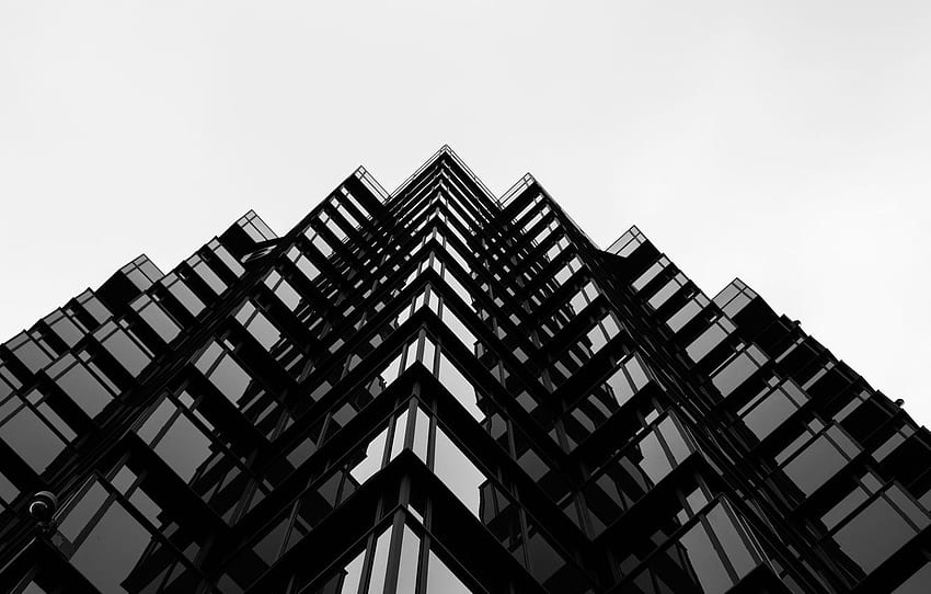 Windows, Design, Lines, Barcelona, Black And White, Spain, Buildings, Architecture, Reflections, B W For , Section город HD wallpaper