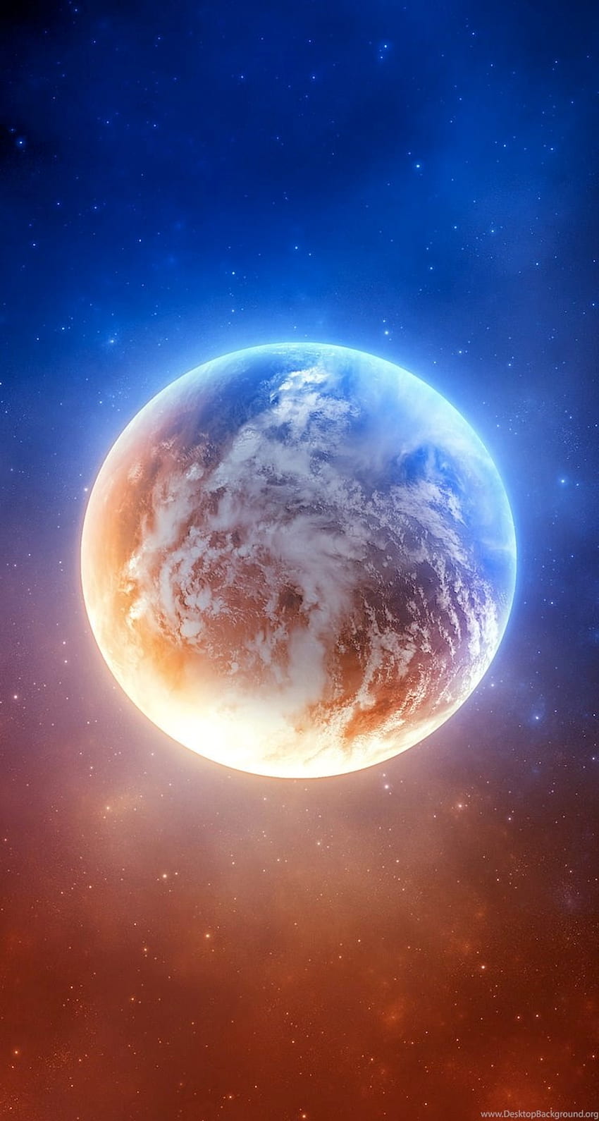 Terra meravigliosa nello spazio astratto iPhone 5s. , Fresco Estratto Della Terra Sfondo del telefono HD