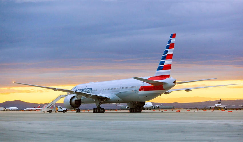 Boeing 777 300ER Of New American Airlines Aircraft 3272, B777 HD wallpaper