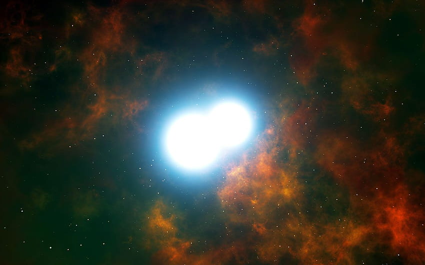 Merging white dwarfs may create most of our galaxy's antimatter HD wallpaper