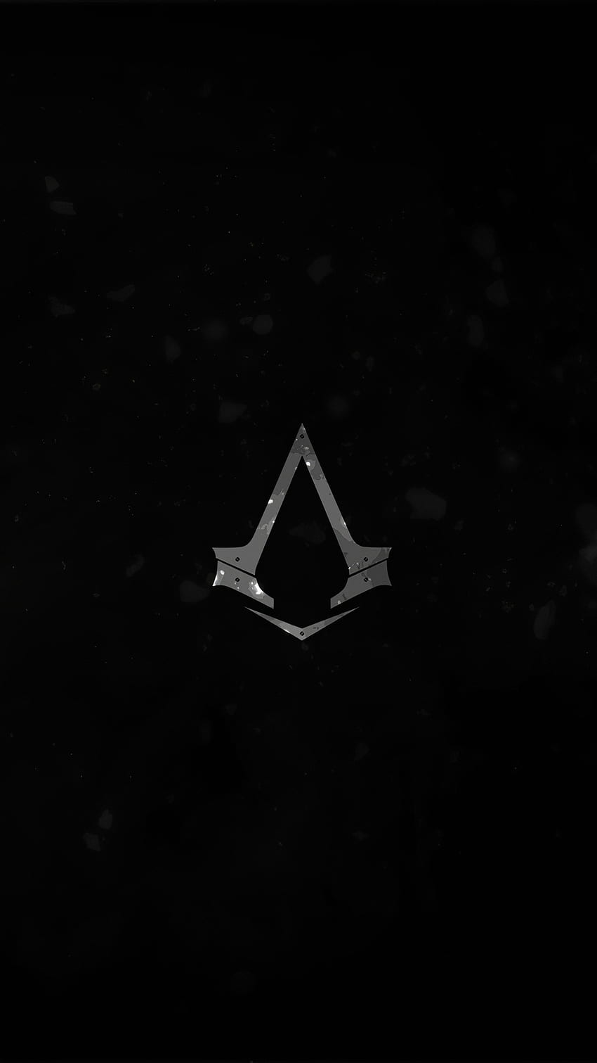 Assassins Creed Syndicate Logo Scuro iPhone 7, 6s, 6 Plus, Pixel xl , One Plus 3, 3t, 5 , , e, 1080X1920 Nero Sfondo del telefono HD