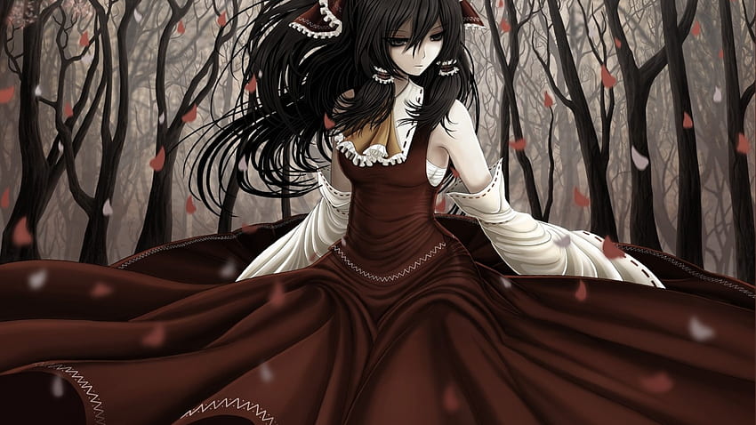 Gothic Anime Girl 21906, Cute Anime Girls Gothic HD wallpaper