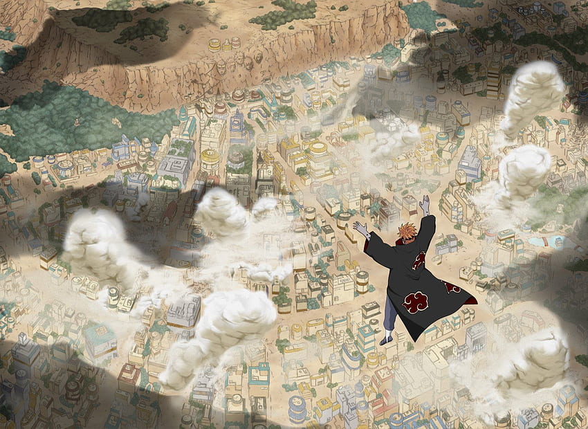 Naruto: Shippuden Akatsuki Konoha Pein. . 237555. NACH OBEN HD-Hintergrundbild