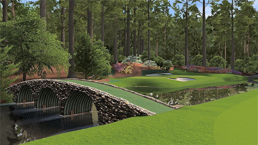 Augusta National: Ihre Chance, es zu sehen – und zu spielen!, Augusta National Golf Course HD-Hintergrundbild