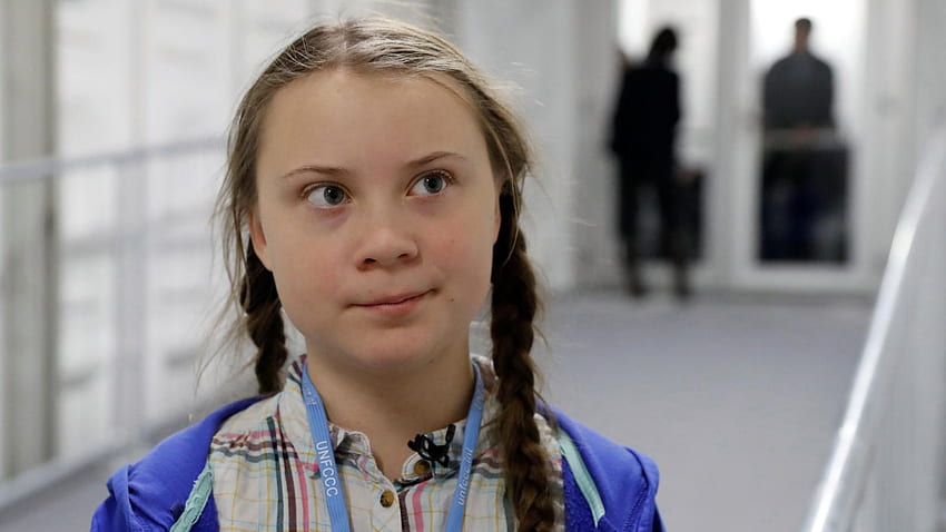 La adolescente que reprendió a los líderes mundiales sobre el clima en, Greta Thunberg fondo de pantalla