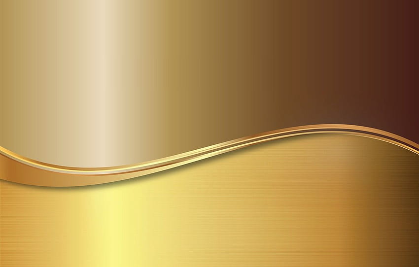 metal, gold, vector, metal, plate, golden, background, Golden Gradient HD wallpaper