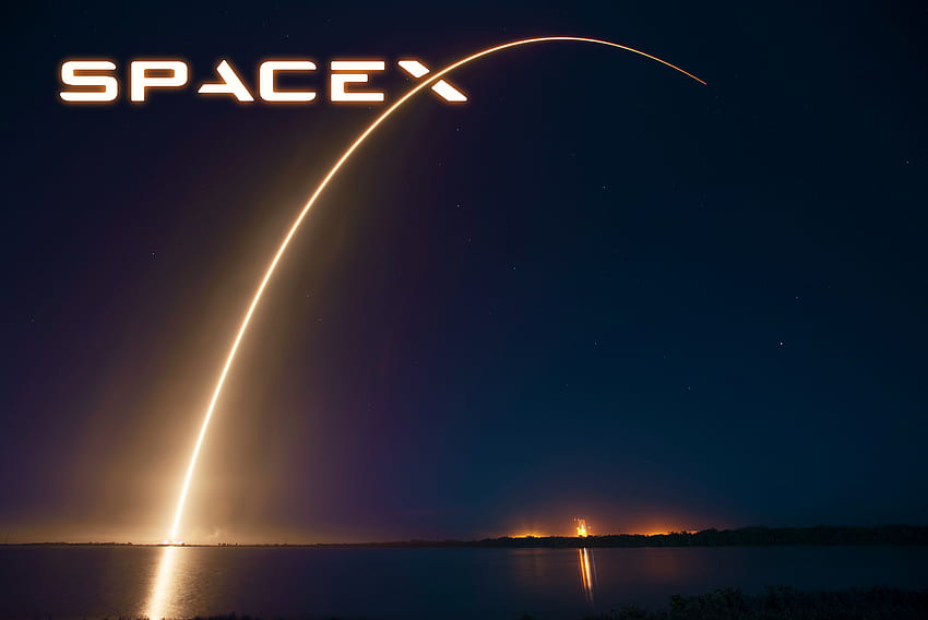 SpaceX, logo Spacex Sfondo HD