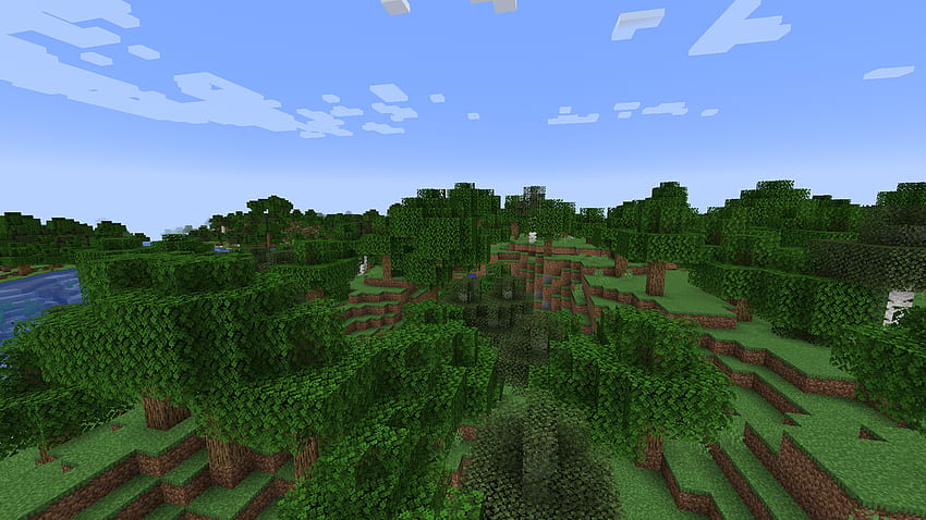 Wald – Minecraft, Minecraft Plains HD-Hintergrundbild