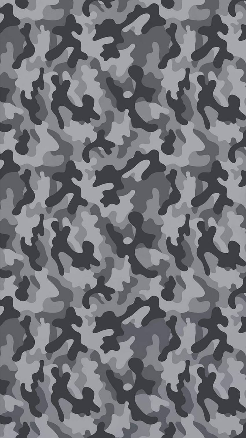 Gray Camouflage, Grey Camo HD phone wallpaper