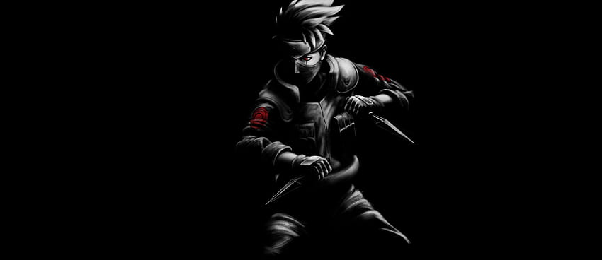 Kakashi Hatake, minimal, Naruto HD-Hintergrundbild