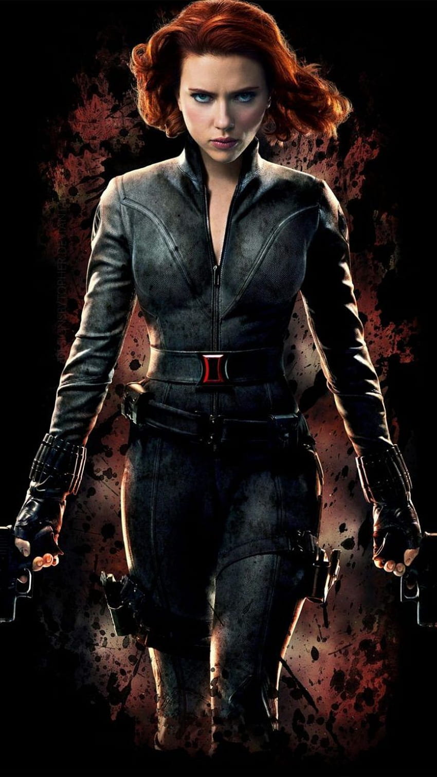 Black Widow, vengeurs, Scarlett Johansson, minimal, Marvel Scarlett Johansson Fond d'écran de téléphone HD