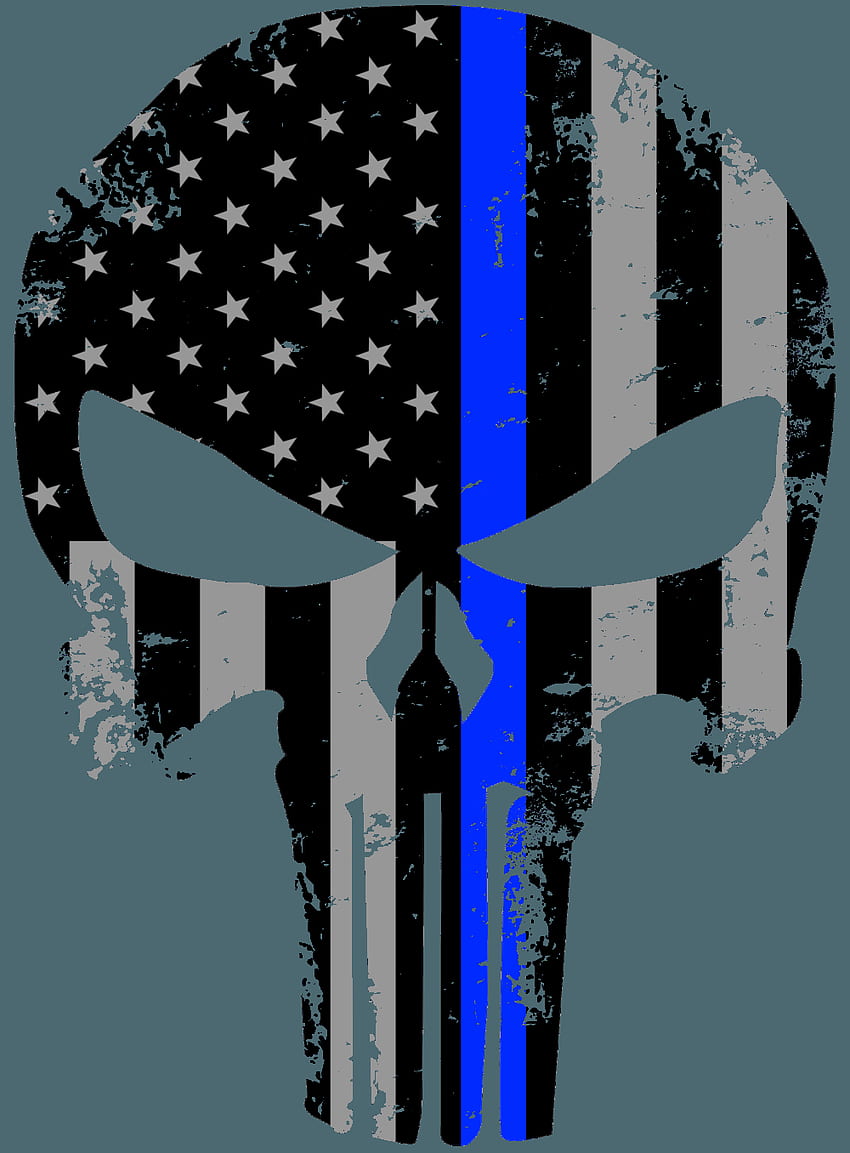 Tattered Inch Subdued Us Flag Punisher Skull Calcomanía reflectante, American Flag Punisher fondo de pantalla del teléfono