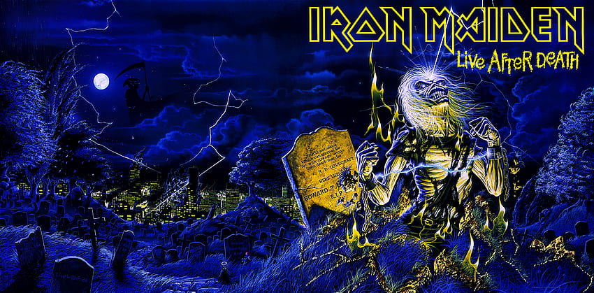 ximmix - ปกอัลบั้มโลหะและ , Iron Maiden Powerslave วอลล์เปเปอร์ HD