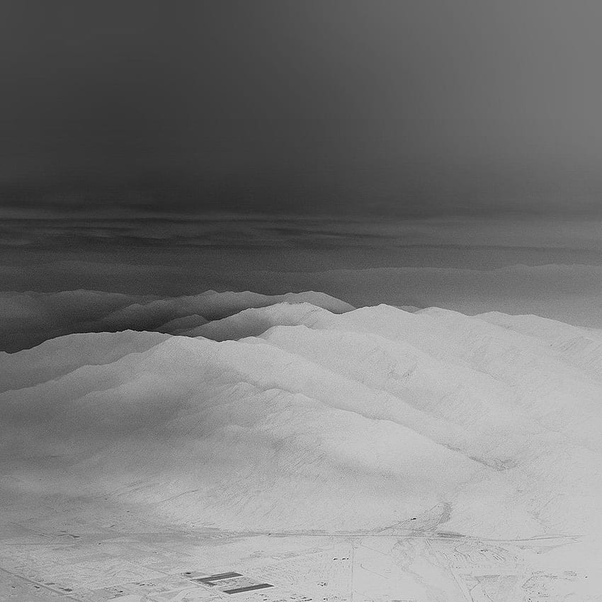 Mountain Fog Nature White Bw Gray Sky View iPad, Grey Sky HD phone wallpaper