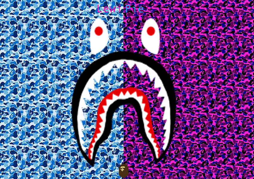 Bape – 9, BAPE Shark Logo HD wallpaper