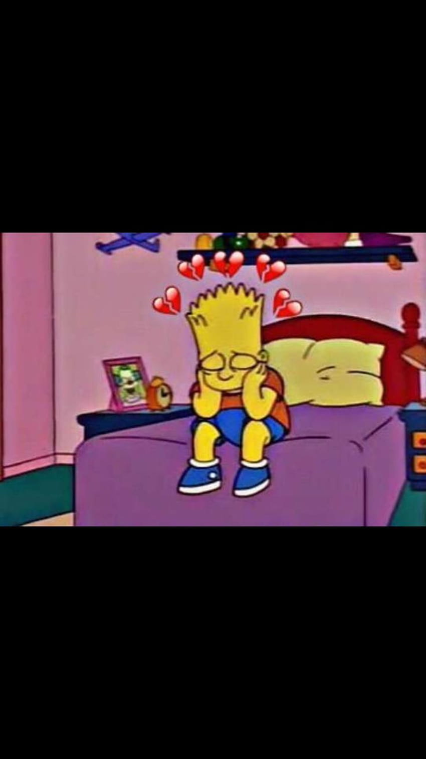 Sad Simpsons Depressed Bart Simpson Hd Phone Wallpaper Pxfuel 6363