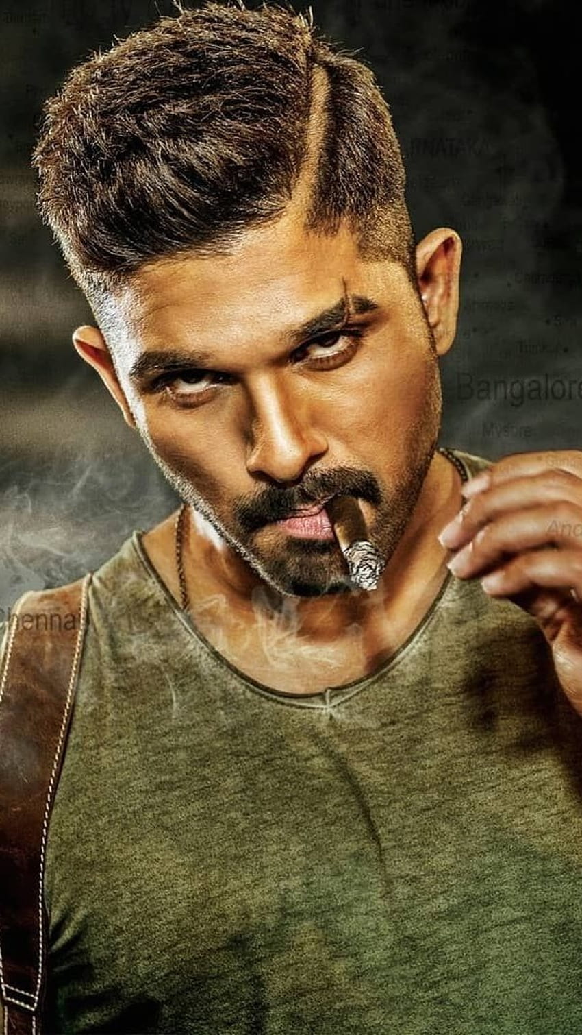 Armia Allu Arjun, Palenie Tapeta na telefon HD