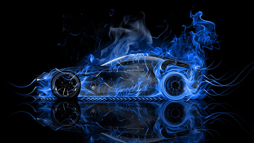 Mazda RX Vision Concept Side Super Fire Car 2015 el Tony, Blue and ...