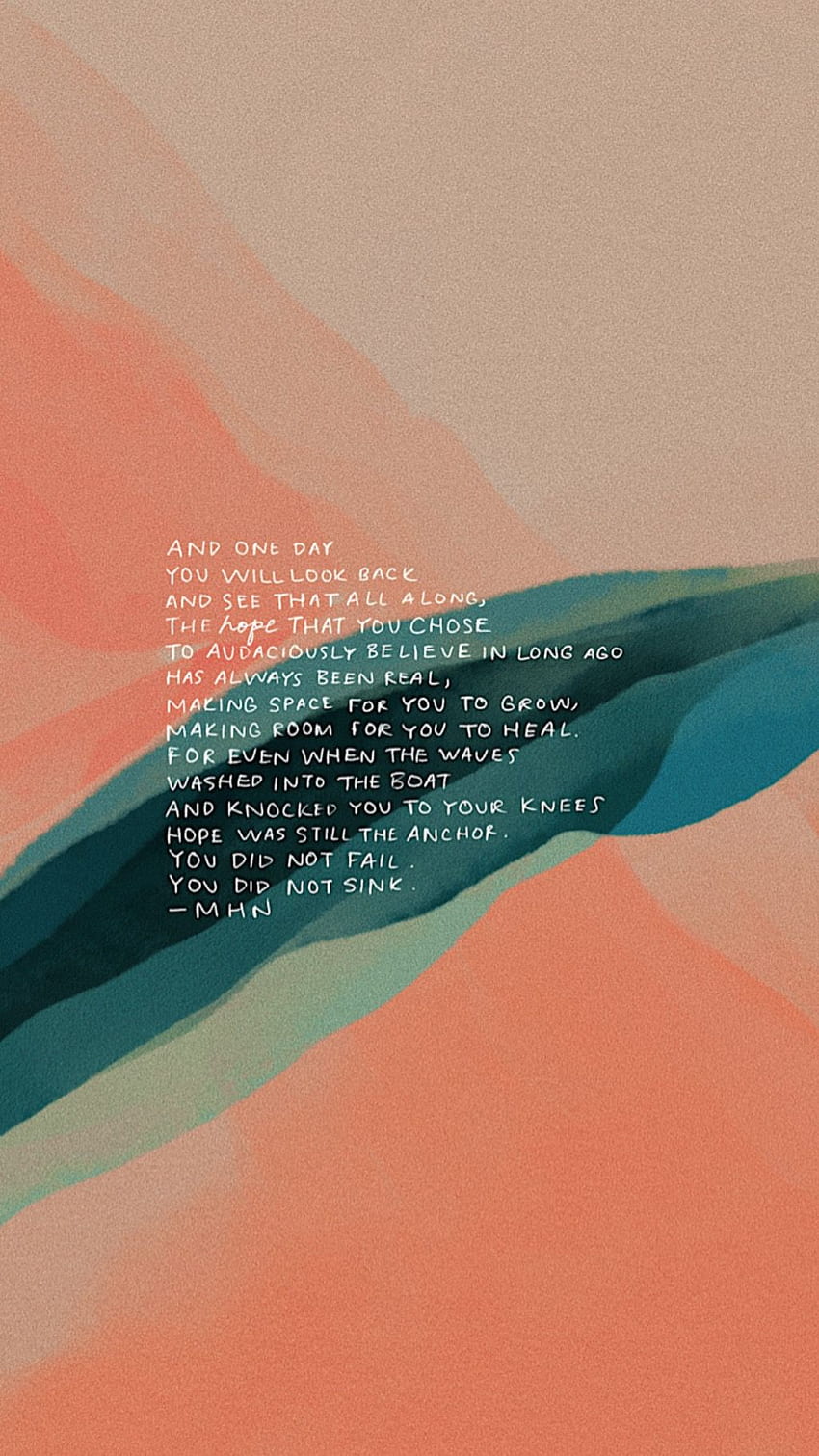 Hope by Morgan Harper Nichols. Hope poems, Encouragement quotes, Hope, Disappointed HD phone wallpaper