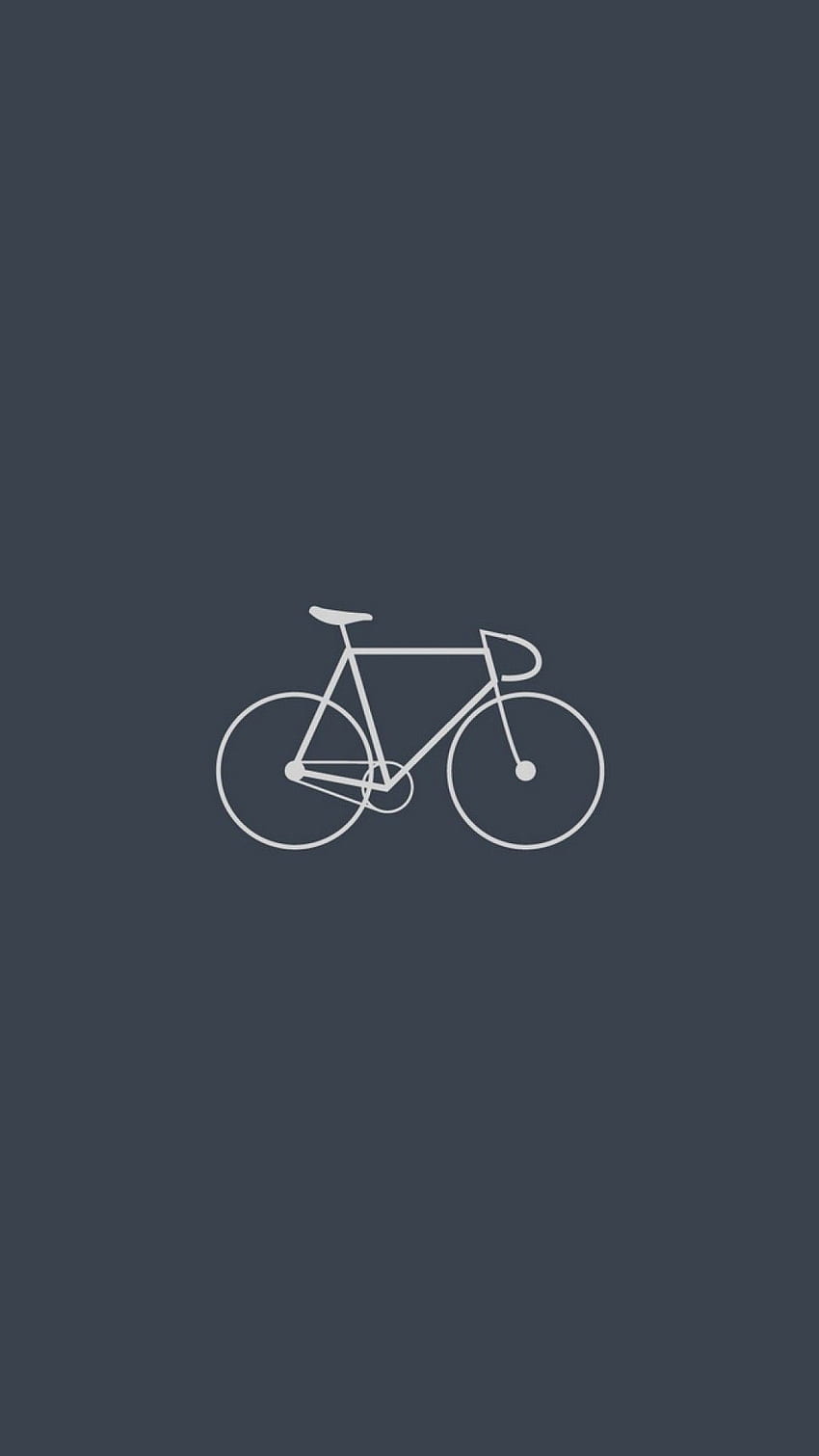 Vorschau Fahrrad, Minimalismus, Grau 1080×1920, Cute Minimalist HD-Handy-Hintergrundbild
