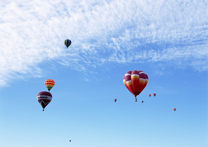 Sky, Balloons, , , Multicolored, Motley, Flight HD wallpaper