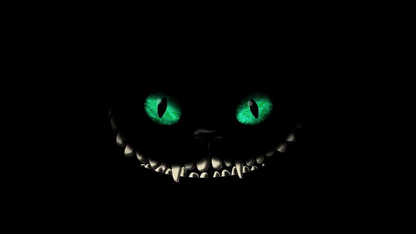 Sonrisa del gato de Cheshire fondo de pantalla