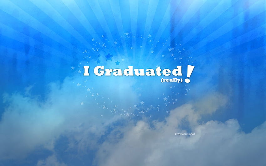 Graduação do ensino médio Graduação e fundo, Blue School papel de parede HD