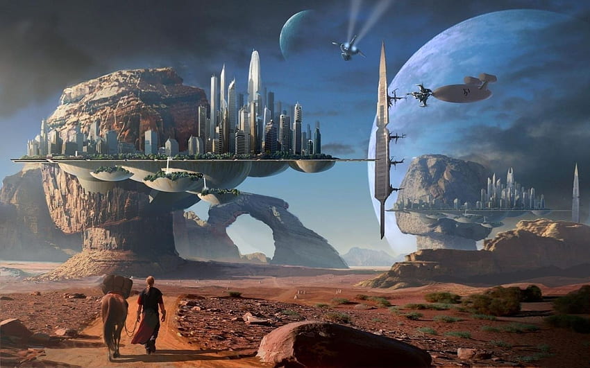백악관은 우주 식민지화 아이디어를 위해 공상 과학 소설로 전환합니다. Future Sci-Fi HD 월페이퍼