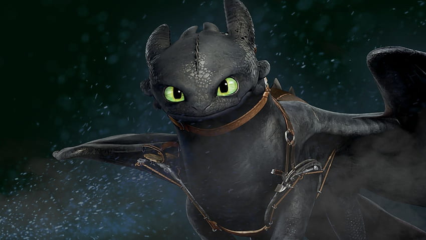 dragon, toothless, how to train your dragon 2, animated movie, , , background, dfe2d1, Ghost Dragon HD wallpaper