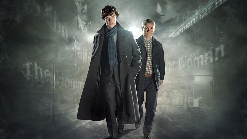 Sherlock Holmes TV Benedict Cumberbatch BBC John Watson Sherlock Tv Dizisi Martin adam - Çözünürlük: HD duvar kağıdı