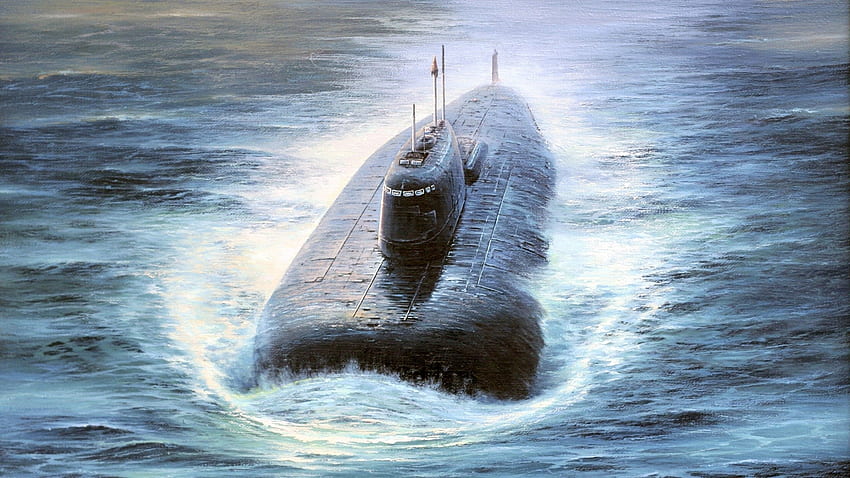 Submarino nuclear fondo de pantalla