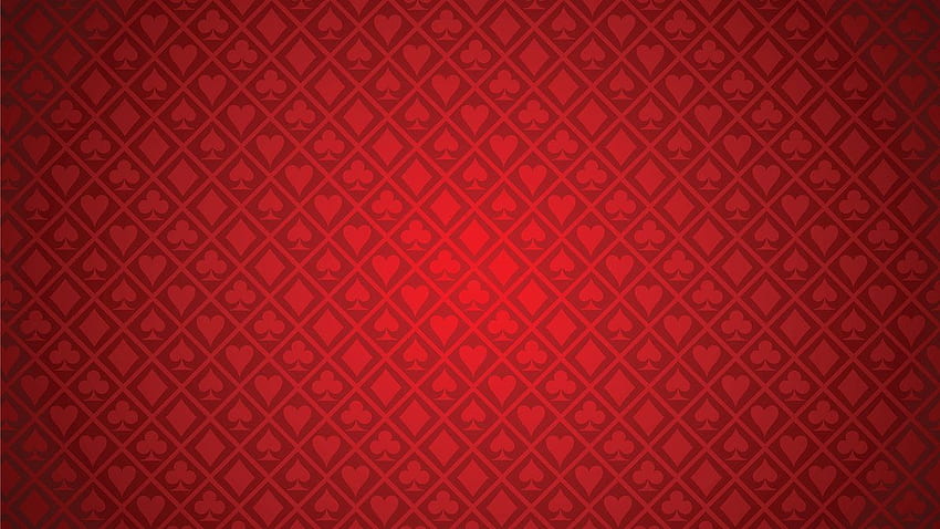Latar Belakang Kartu Kasino Merah Wallpaper HD