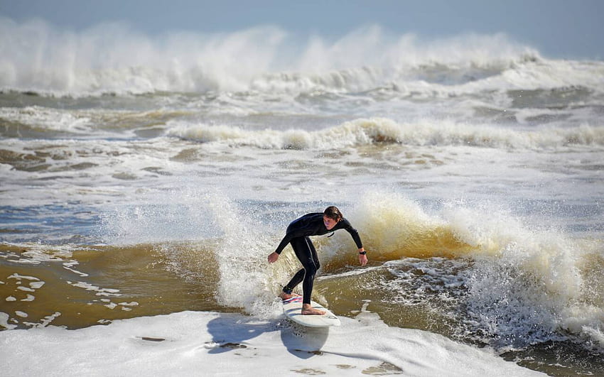 플로리다 최고의 서핑 명소, 마이애미 비치 웨이브스 HD 월페이퍼