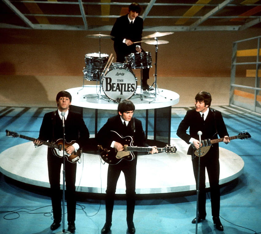 Les Beatles, des groupes britanniques, John Lennon, Paul McCartney, Ringo Starr, George Harrison Fond d'écran HD