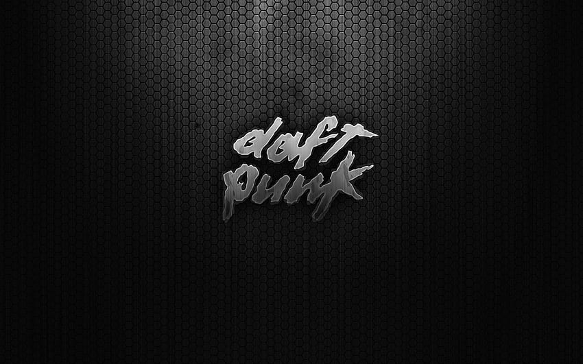 daft punk, punk, black, awesome, grey, entertainment, daft, nice, background, simple, music, cool HD wallpaper