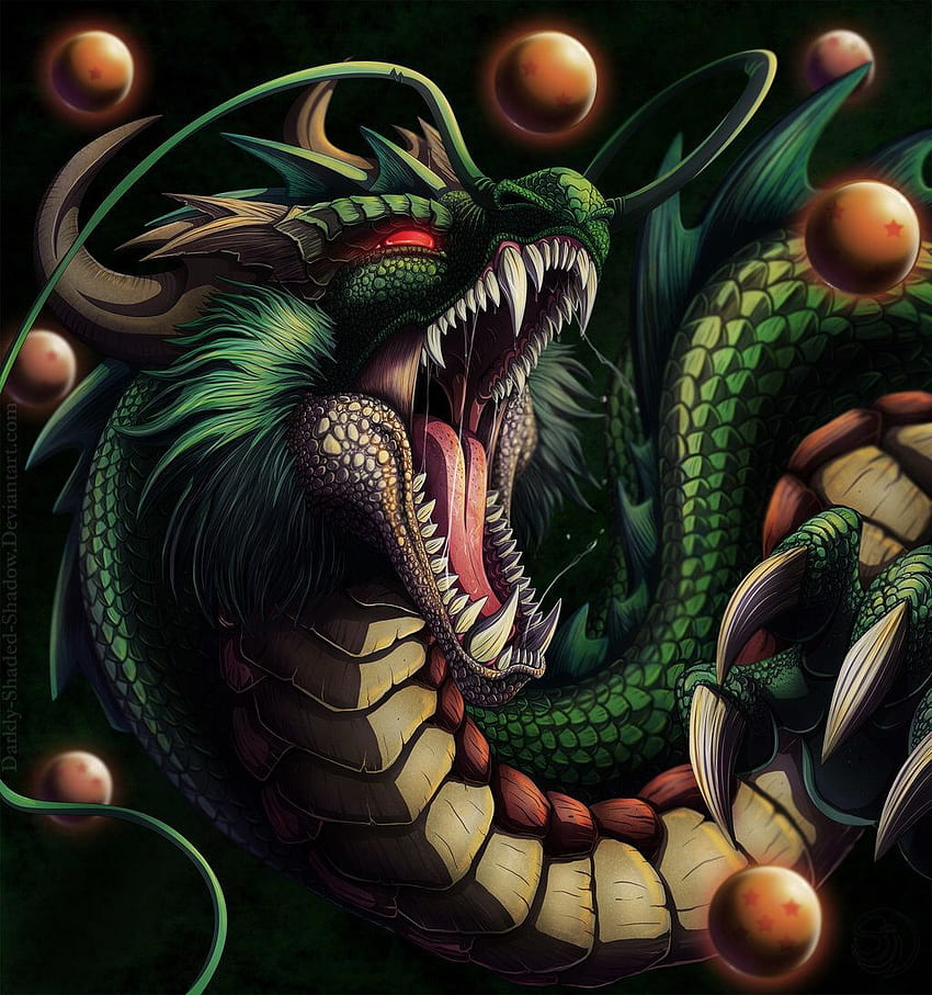 Shenron The Eternal Dragon By Darkly Shaded Shadow HD phone wallpaper