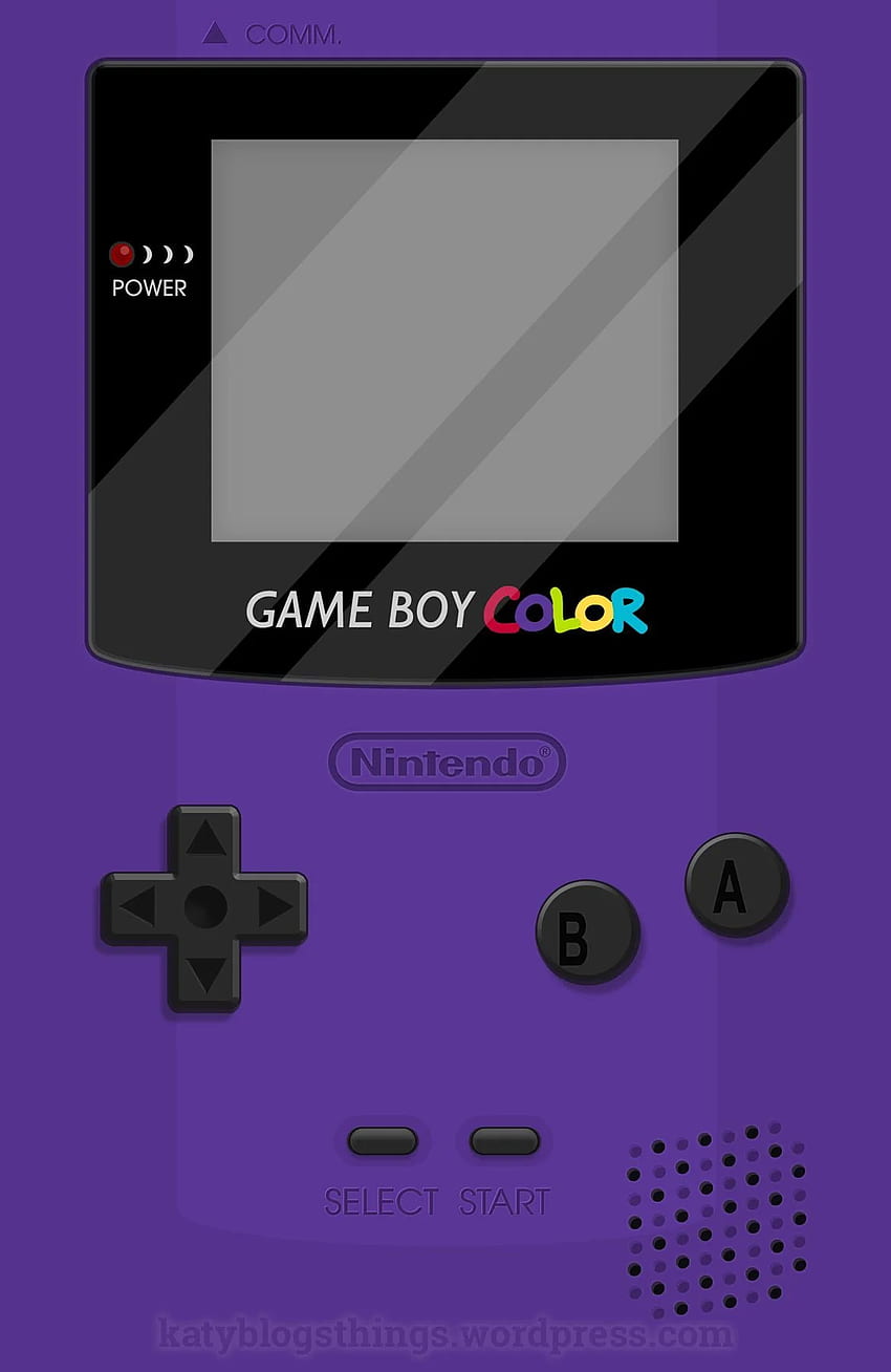 GameBoy Wallpaper iPhone  GBA Purple - Wallpapers Central