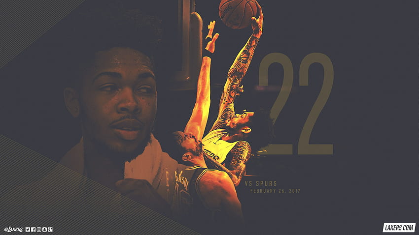 Arsip Lakers. Los Angeles Lakers, Brandon Ingram Wallpaper HD