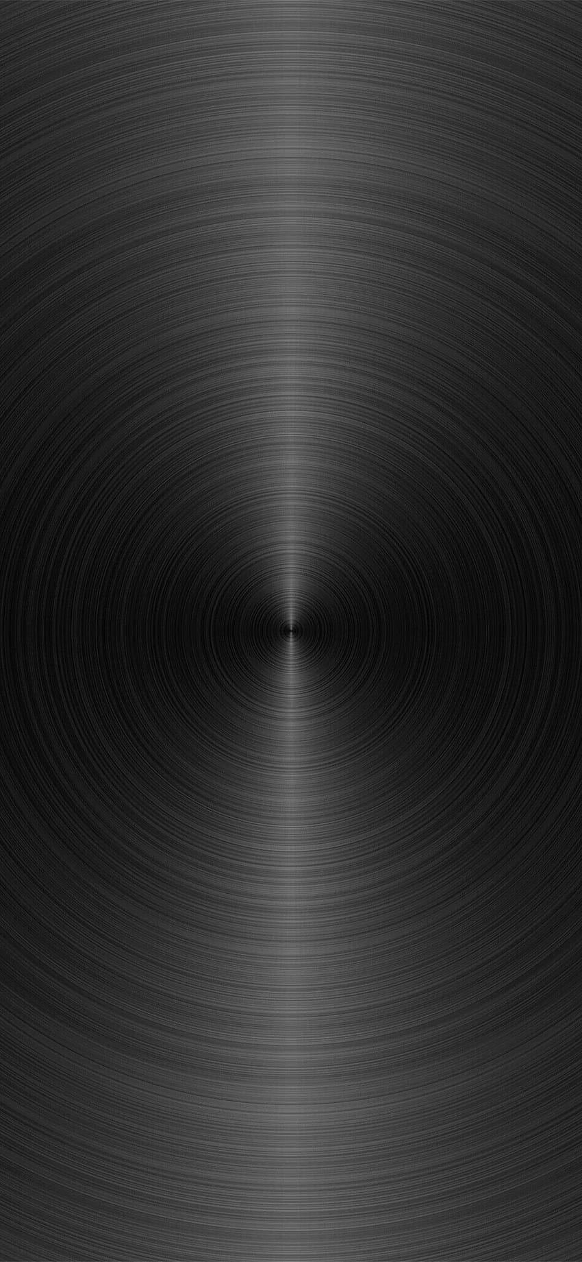 iPhone X . метален кръг кръгла текстура шарка тъмно сиво HD тапет за телефон