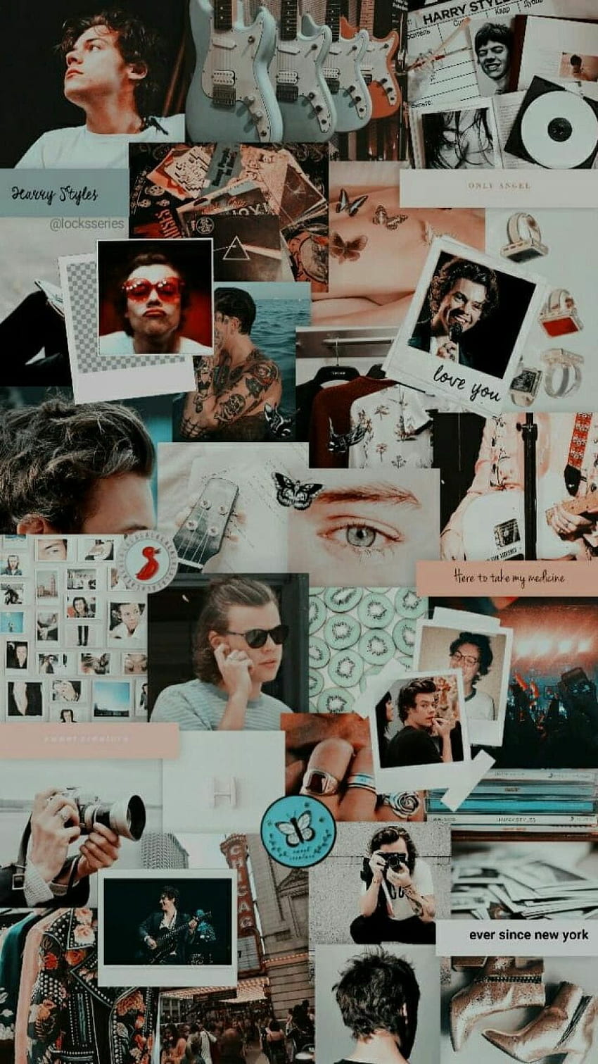 Buy Harry Styles Aesthetic Wallpaper Collage Online in India  Etsy