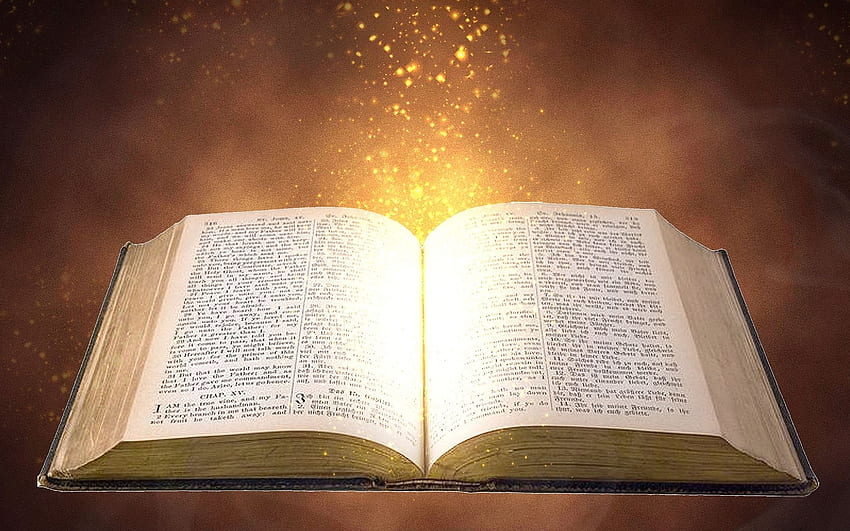 Библия - Книга на светлината, книга, Бог, Библия, светлина HD тапет