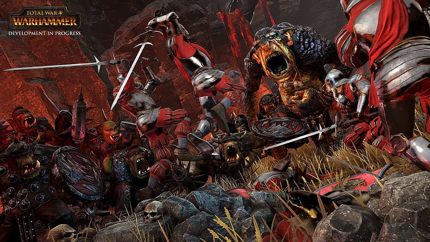 Total War: Warhammer, Orcs, Fantasy Battle, Warhammer, PC gaming HD wallpaper