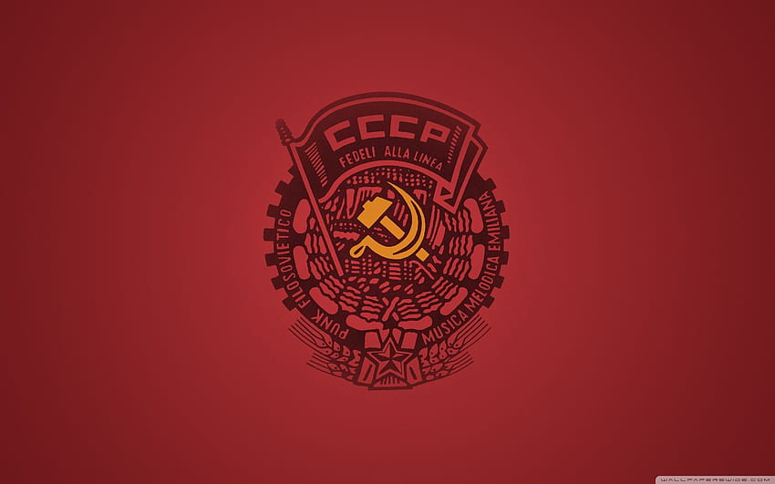 iPhone 共産主義者。 ソビエト芸術、、、ソビエト連邦旗 高画質の壁紙