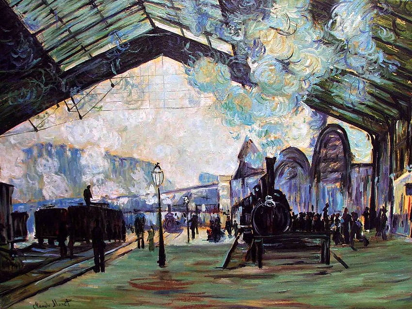 Западни картини : Френска импресионистична живопис : Клод Моне, Импресионистично изкуство HD тапет