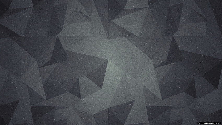 3D геометрични абстрактни форми на тъмен фон. Геометрични фигури, сиво, геометрично, черно геометрично HD тапет