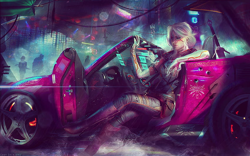 Cyberpunk 2077, Sci Fi Games, Futuristic Car, Pretty Woman, Concept Design , Sci Fi Car HD wallpaper