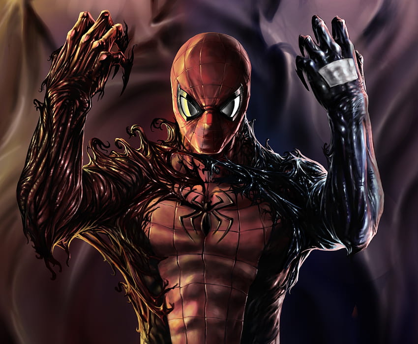 Carnage, venin, spider-man, artwork Fond d'écran HD