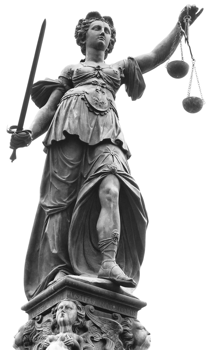 DAMA JUSTICIA..FUENTE BING.. Diosa, Escultura Romana fondo de pantalla del teléfono