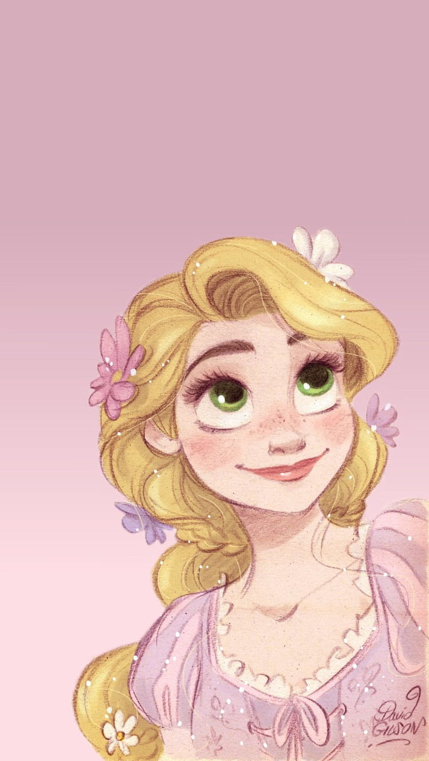 How to Draw Rapunzel from Tangled - Really Easy Drawing Tutorial