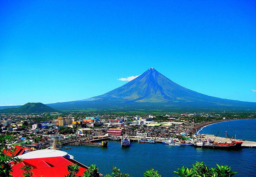 known as the Perfect Cone - Mayon Volcano, Albay Philippines HD wallpaper